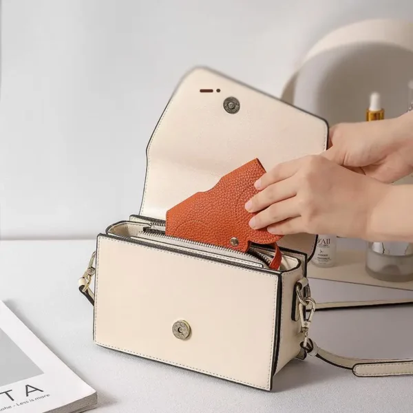 ✨Sunglasses bag made of soft leather👓️ – Image 3