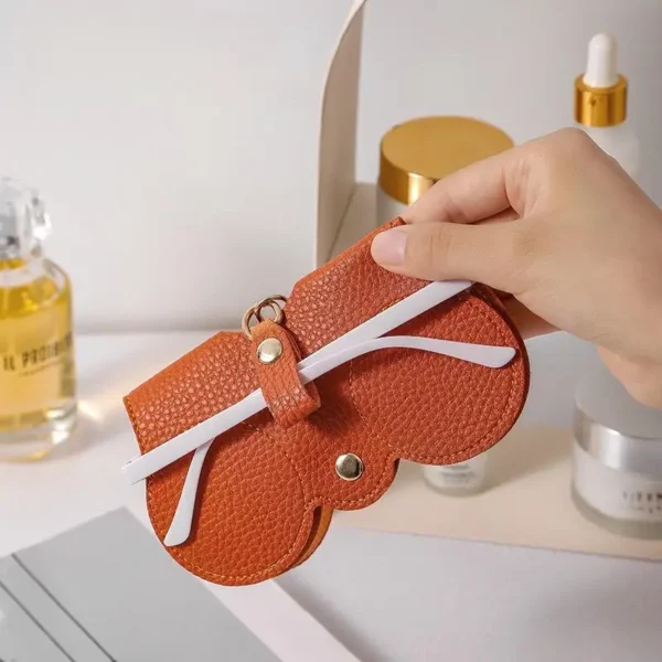 ✨Sunglasses bag made of soft leather👓️ – Image 5