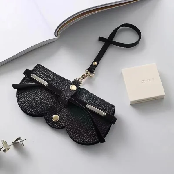 ✨Sunglasses bag made of soft leather👓️ – Image 6